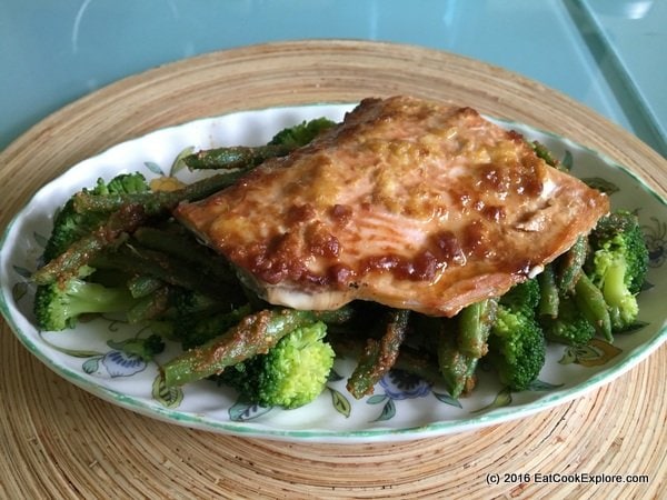 Umami Koji grilled salmon