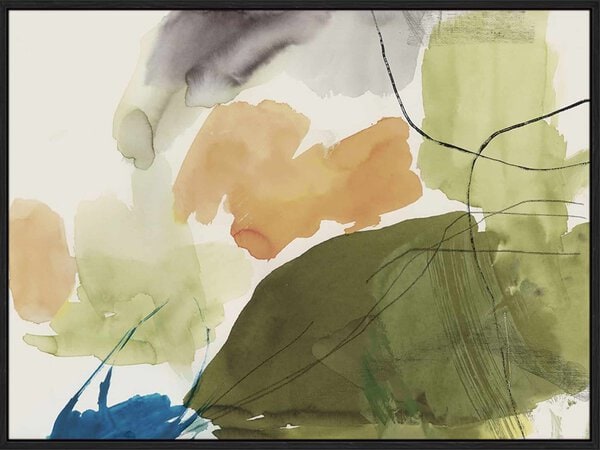 Verdant Abstract Reverie I - Canvas