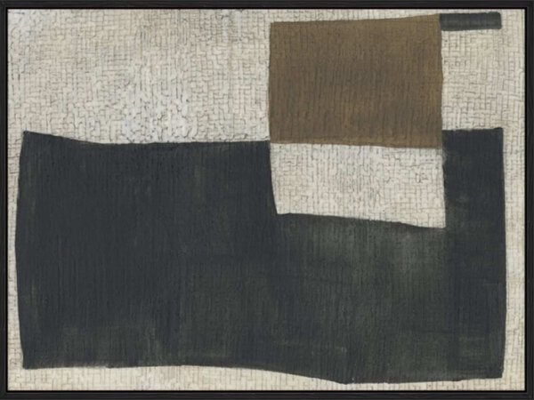 Pensive Shapes II - Canvas Gallery Black