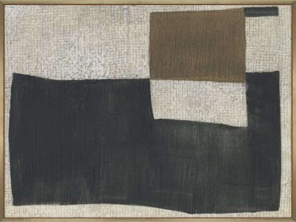 Pensive Shapes II - Canvas Gallery Champagne