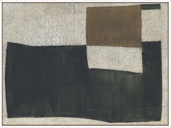 Pensive Shapes II - Canvas Gallery White