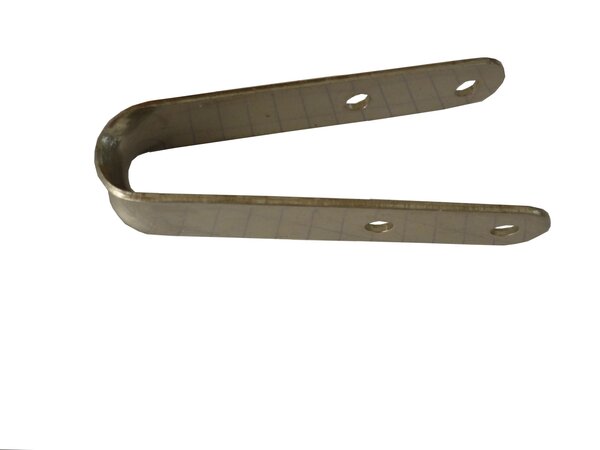 PATTE DE FIXATION INOX L70 MM - ENTRE AXE 20MM D4MM