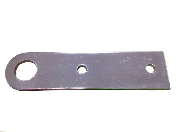 PATTE DE FIXATION INOX SIMPLE - L74MM l19MM ENTREAXE 32MM D4MM