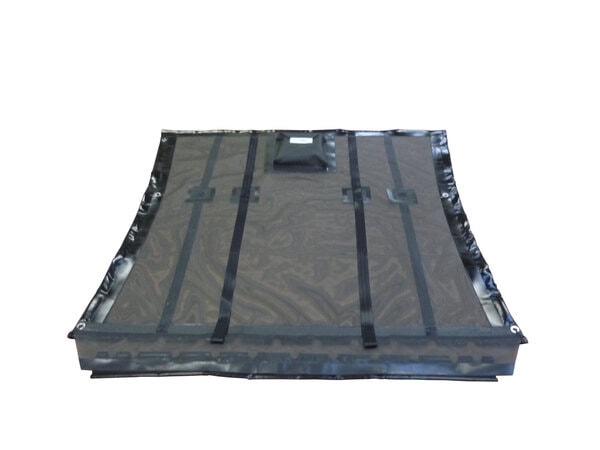 TRAMPOLINE COMPAT RS CAT 16 - MESH PVC NOIR + PART. ARRIERE
