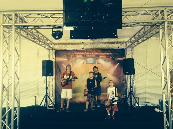 Guitar Hero Challenge rental for events in Los Angeles, Orange County, and nationwide