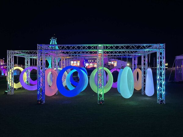 LED Swings Rental rental for events in Los Angeles, Orange County, and nationwide
