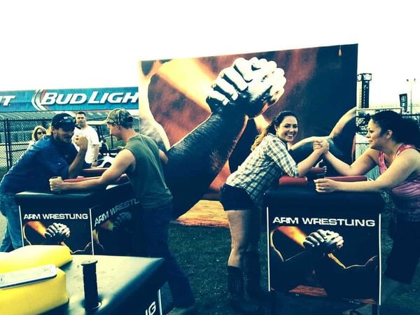 Arm Wrestling Table (Custom) rental for events in Los Angeles, Orange County, and nationwide