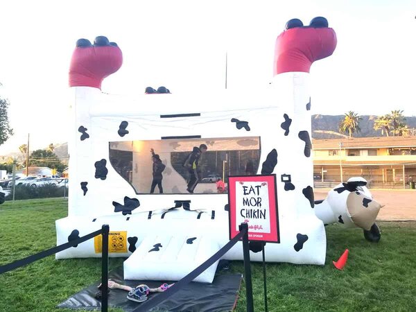 Cow Bounce (Bouncing Bovine) rental for events in Los Angeles, Orange County, and nationwide