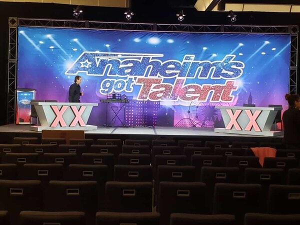 Talent Podium rental for events in Los Angeles, Orange County, and nationwide