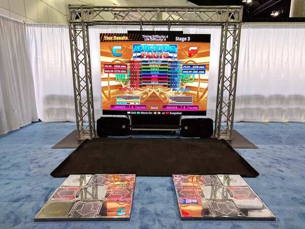 Mega DDR rental for events in Los Angeles, Orange County, and nationwide