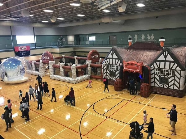 Pub Inflatable With Beer Garden Octoberfest rental for events in Los Angeles, Orange County, and nationwide