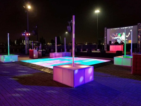 Led Dance Floor Rental rental for events in Los Angeles, Orange County, and nationwide