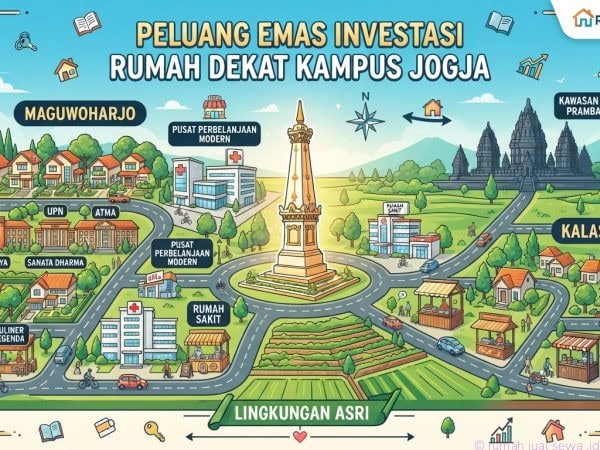 Ilustrasi peluang investasi rumah dekat kampus di Maguwoharjo dan Kalasan Jogja