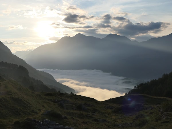 Gebirgslandschaft.