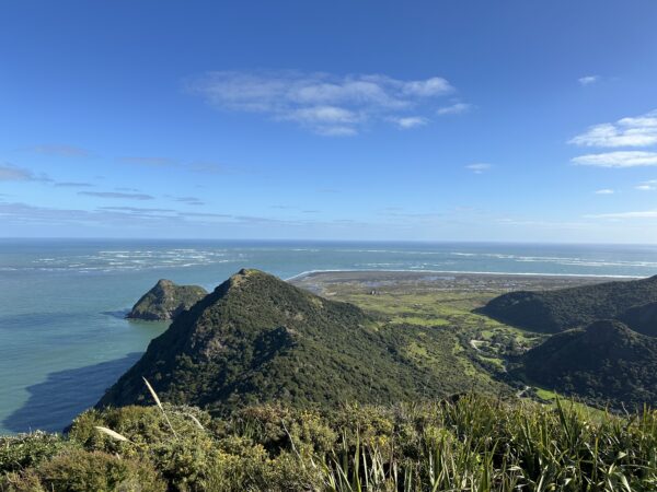 Omanawanui Track running along the Manukau Harbour entrance