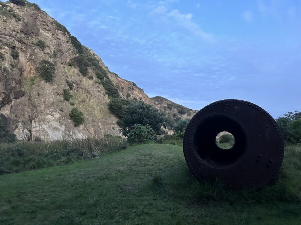 Old boiler relic left over from the tree-felling era near Tunnel Point