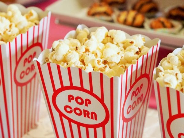 Popcorn representing frugal, low-cost entertainment ideas