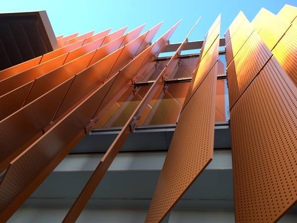 Perforated Copper Exterior Facade