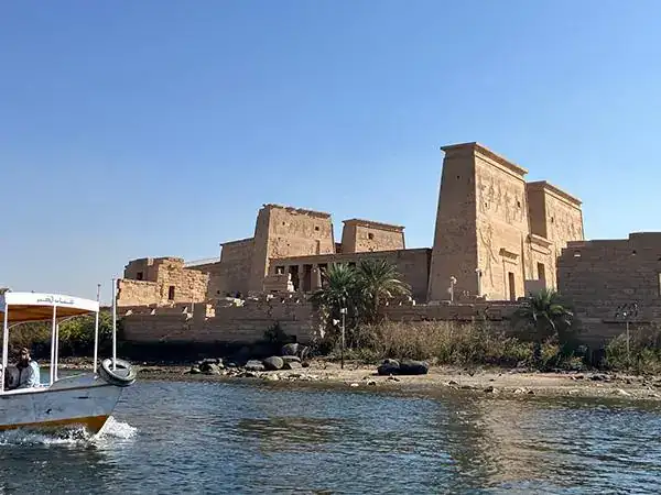 Philae Temple during White Desert Nile Cruise journey