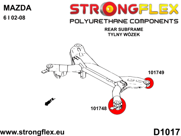 Rear subframe - front bush SPORT