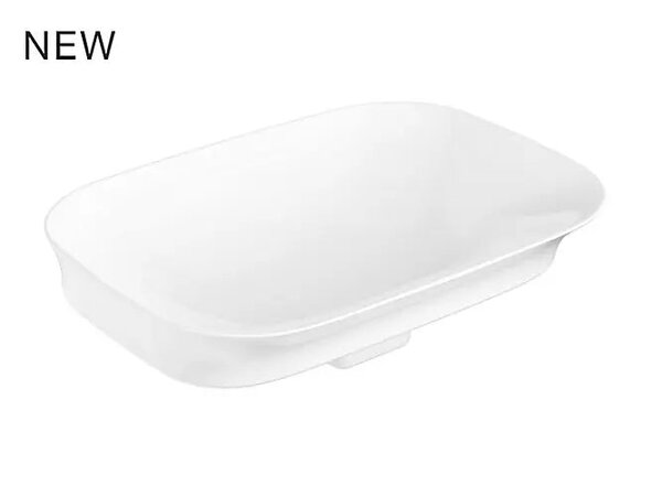 Bacha de apoyo rectangular de 579 x 330 mm