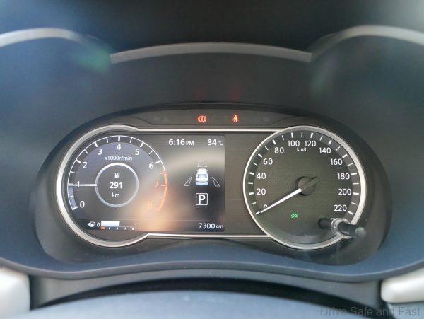 Nissan Almera Turbo digital instrument cluster