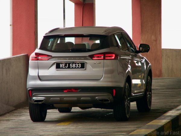 2019 Proton X70 TGDI Premium from the rear