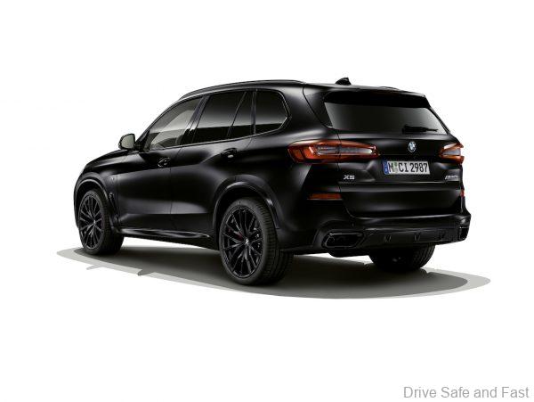 BMW X6 Black Vermillion studio rear