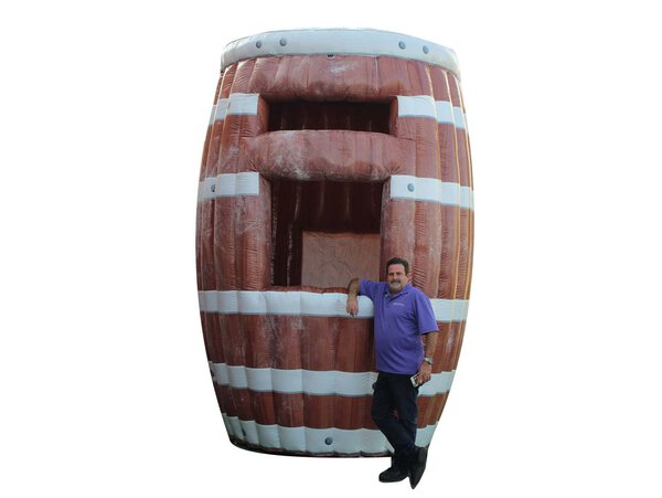 Gaint Wooden Barrel rental for events in Los Angeles, Orange County, and nationwide