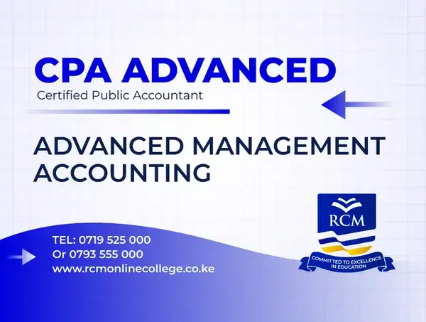 Advanced Management Accounting, RCM Online College
