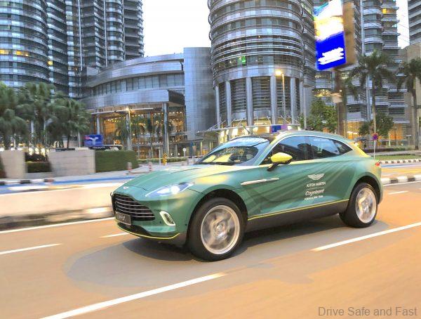 Aston Martin DBX_driving along KLCC