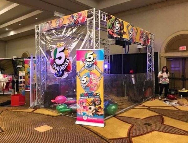 Human Claw Machine Rental / Human Crane rental for events in Los Angeles, Orange County, and nationwide