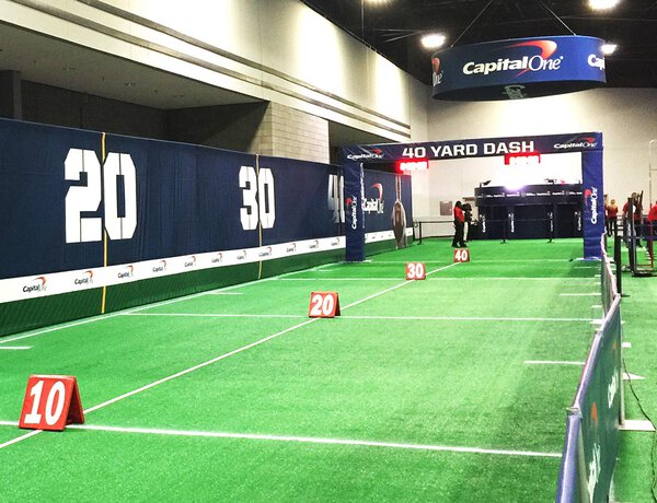 40 Yard Dash rental for events in Los Angeles, Orange County, and nationwide