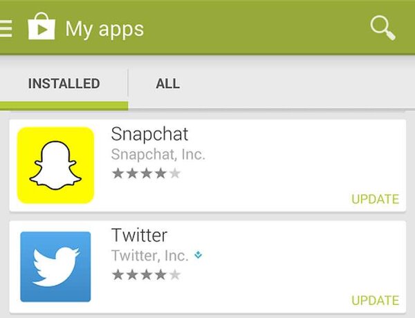 Update Snapchat