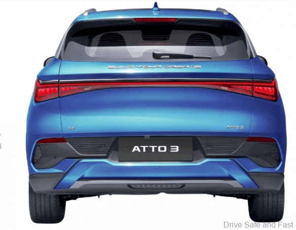 BYD Atto 3 rear