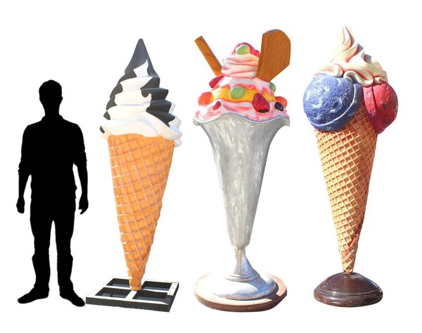 Ice Cream Cone Props rental for events in Los Angeles, Orange County, and nationwide
