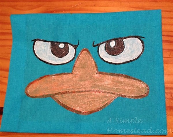 ASimpleHomestead.com - Perry the platypus face