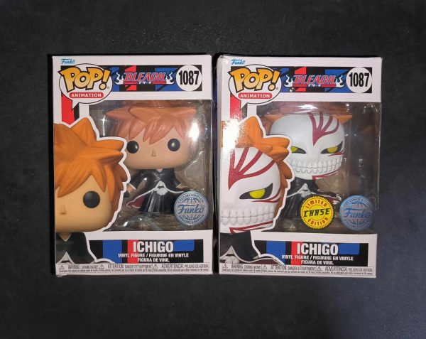 Lot 2 Figurines Funko Pop / Ichigo N°1087 / Bleach / Funko Spécial édition (1 Chase + 1Normal) / Boîtes Abimées