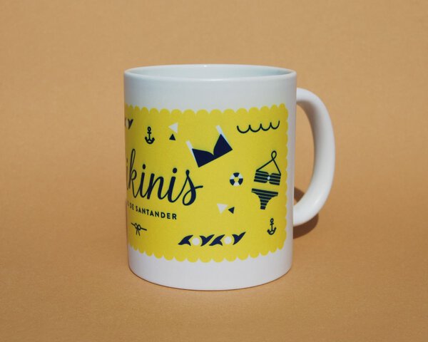 Taza Playas de Santander "Bikinis"