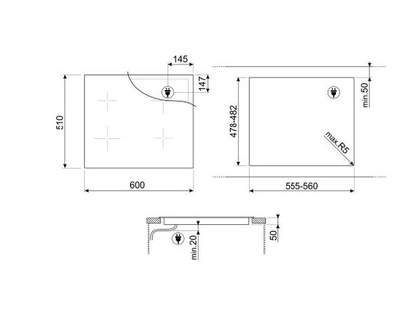 Индукционная варочная панель SIM1644DG