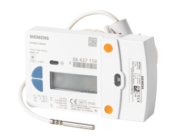 Electronic impeller type heat and heat/cooling energy meter