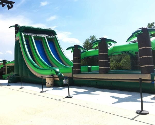 Tropical Slip n Dip ( Large Water Slide ) rental for events in Los Angeles, Orange County, and nationwide
