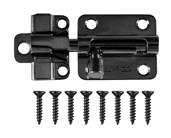 AjustLock 70mm Barrel Bolt Lock Black