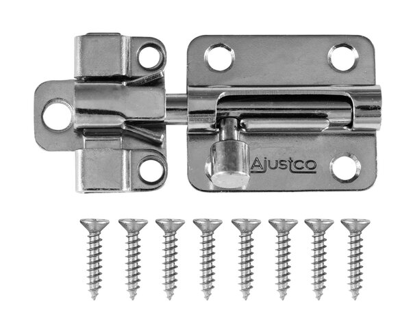 AjustLock 70mm Barrel Bolt Lock Stainless Steel