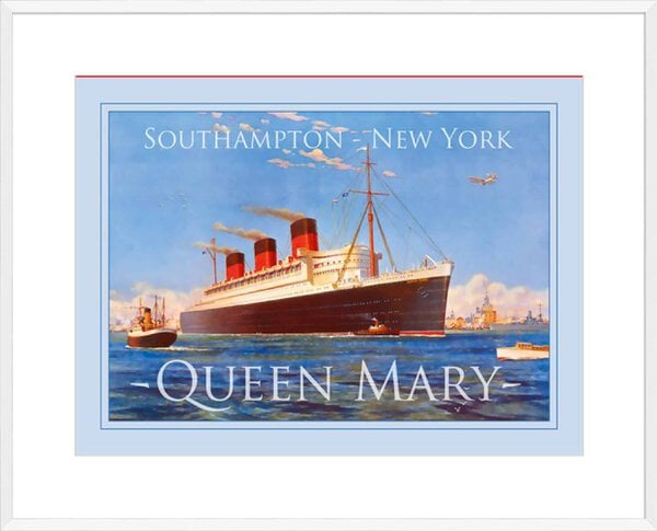 Queen Mary - 10cm Mount Board Box White