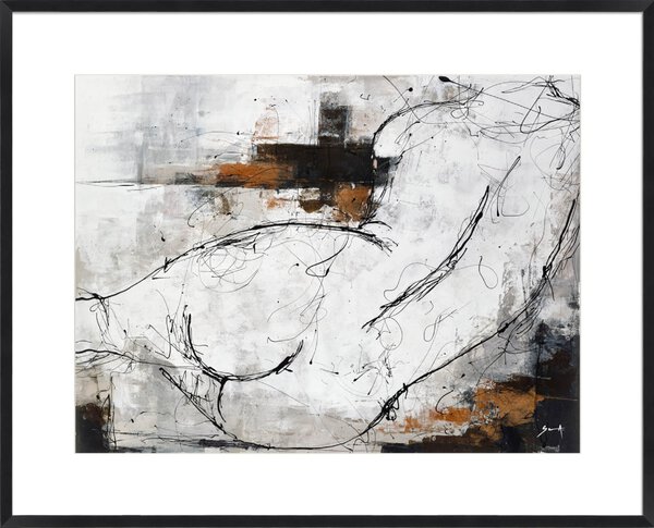 Nude Figure 3 - 10cm Mount Board Box Black