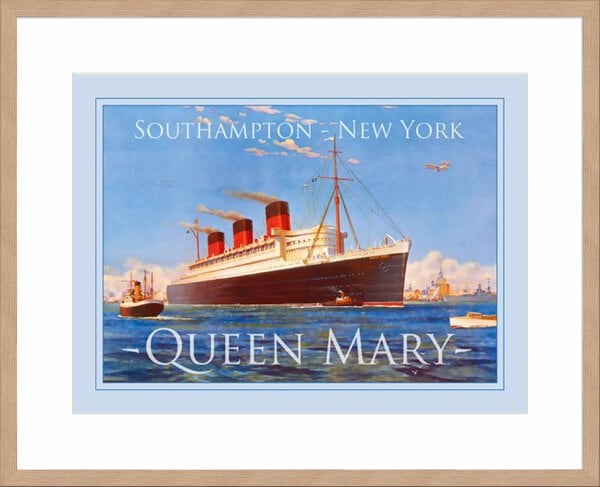 Queen Mary - 10cm Mount Board Lg. Box Natural