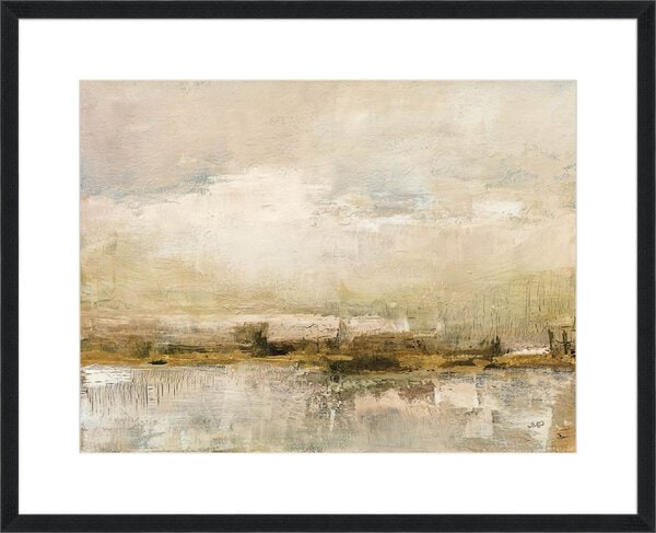 Shimmering Earth - 10cm Mount Board Lg. Black Woodgrain