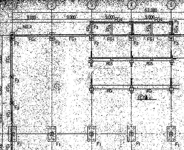 大判図面を高濃度でスキャンした結果