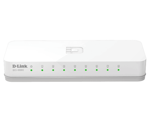 D-Link DES-1008C 8-Port Ethernet Unman Switch